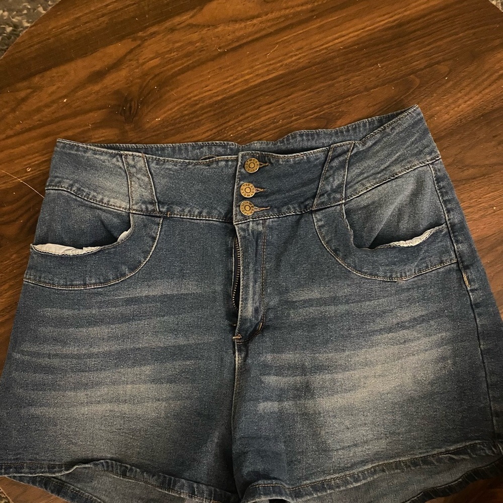High waisted shorts